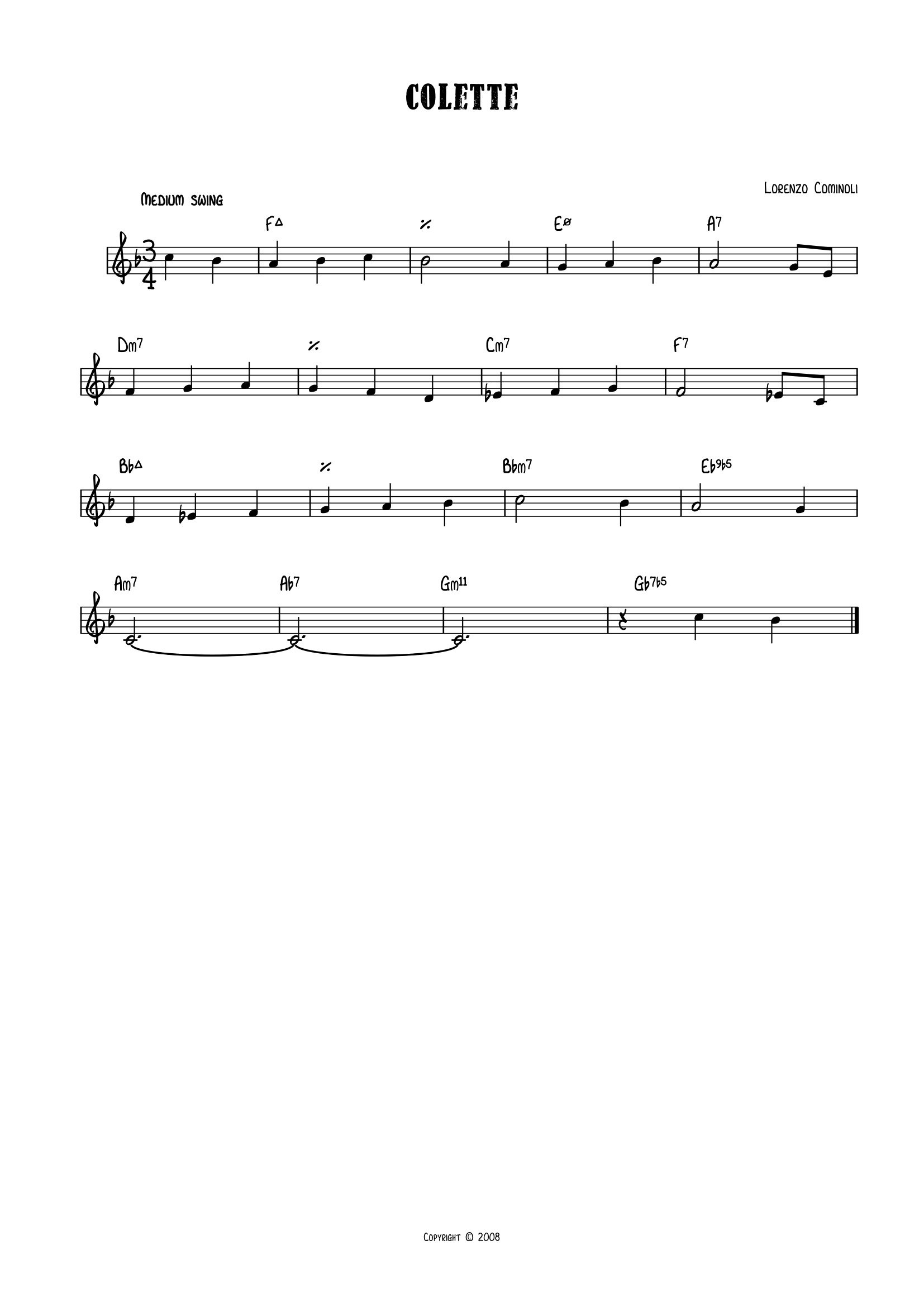 Colette - Lorenzo Cominoli