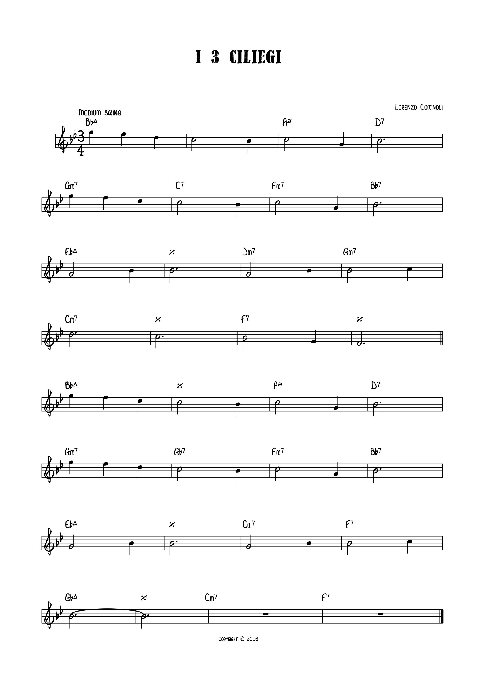 I 3 ciliegi - Lorenzo Cominoli