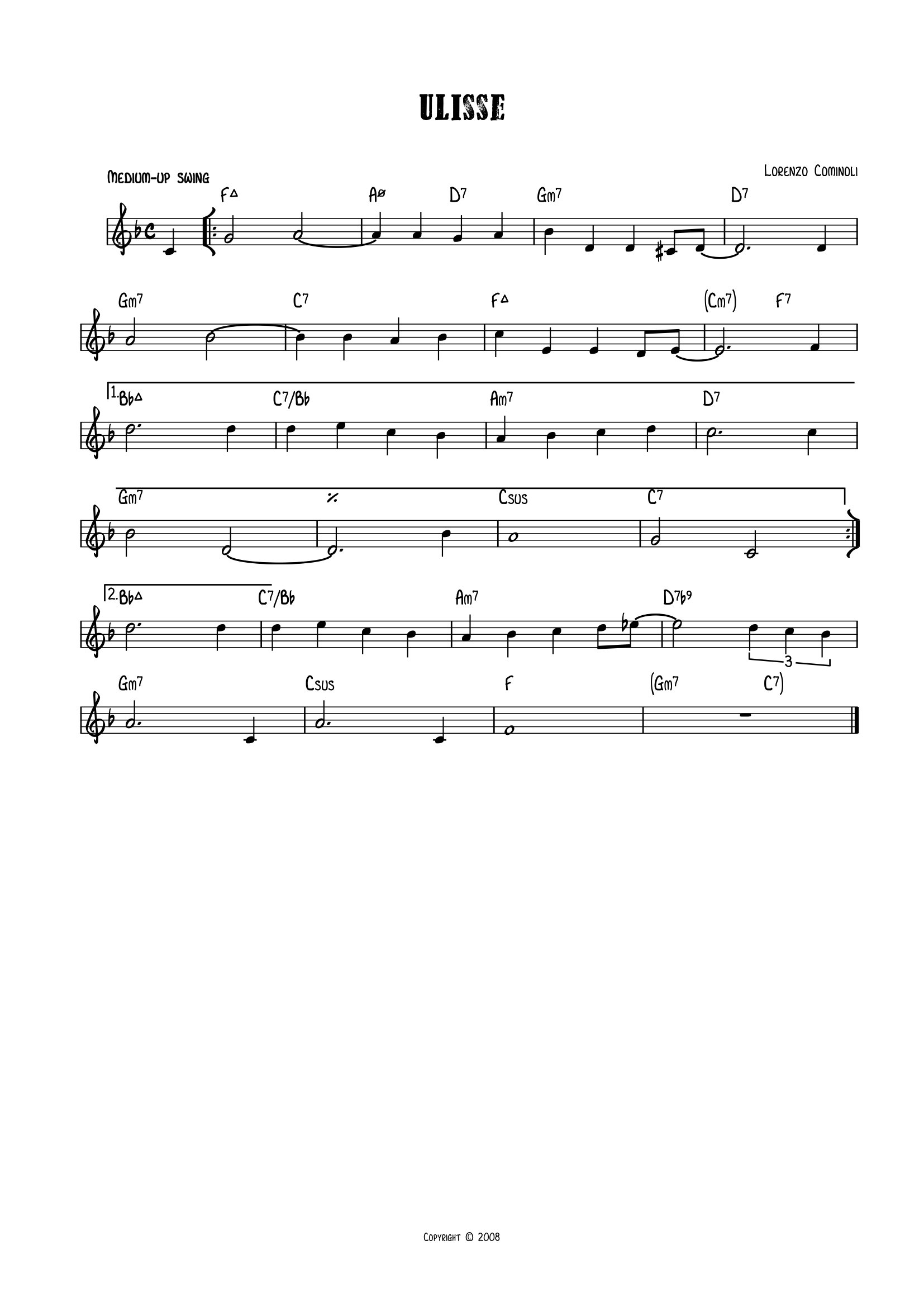 Ulisse - Lorenzo Cominoli